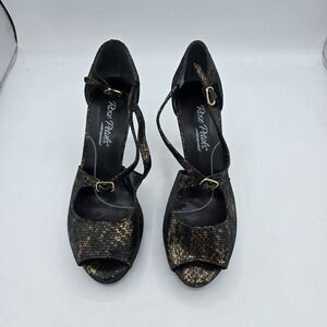 Rose Petals By Walking cradles Caliente Black Micro Sz 8.5